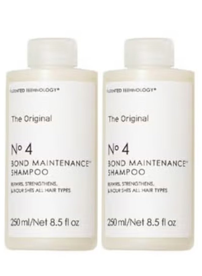 No.4 Bond Maintenance Shampoo 250 ml - 2 Pieces